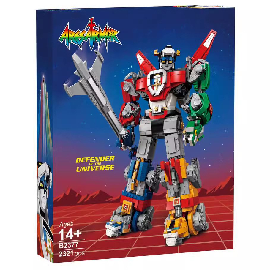 Voltron replica brick set (2321pieces) - Compatible with LEGO®